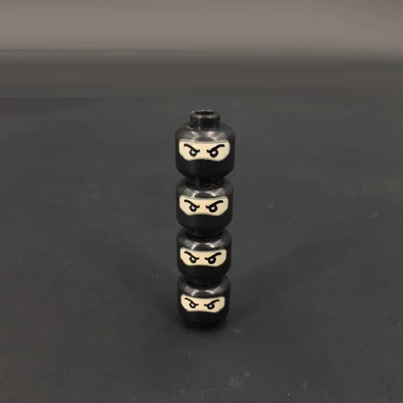 Lego Minifigure Holder - MOC City Face Heads Mini Action