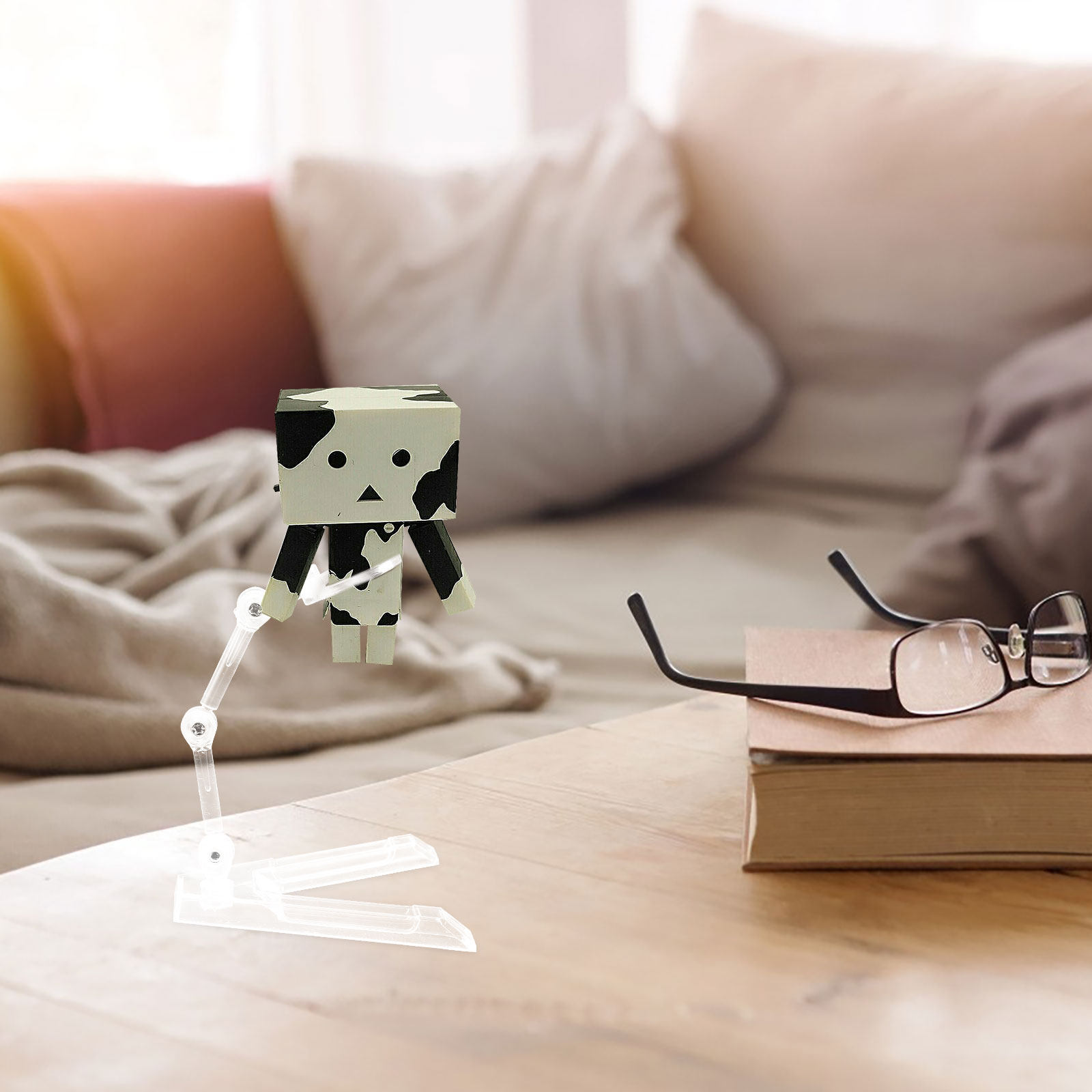 Action Figure Stand - 4Pcs Desktop Figure Holder Plastic Stand