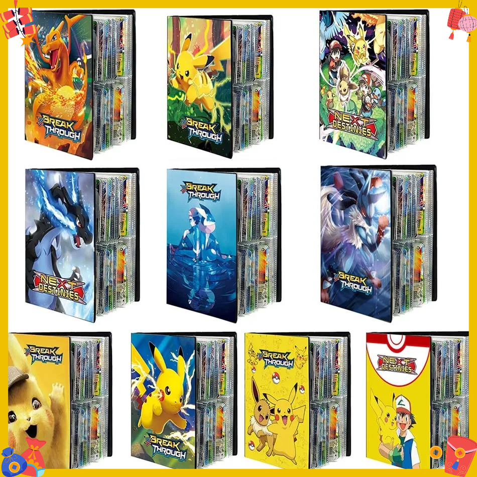 ……^ NEW For Pokemon Cards Albu - مراجعة Pokemon Binder Card وسعره