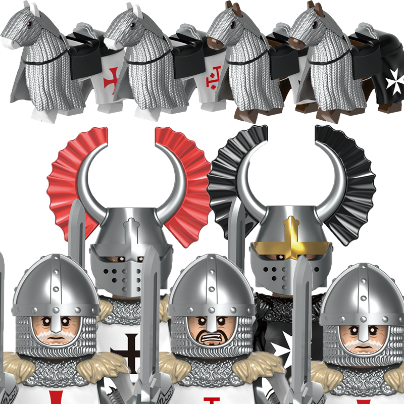 MOC Medieval Military Roman In - مراجعة Lego Minifigure Holder وسعره