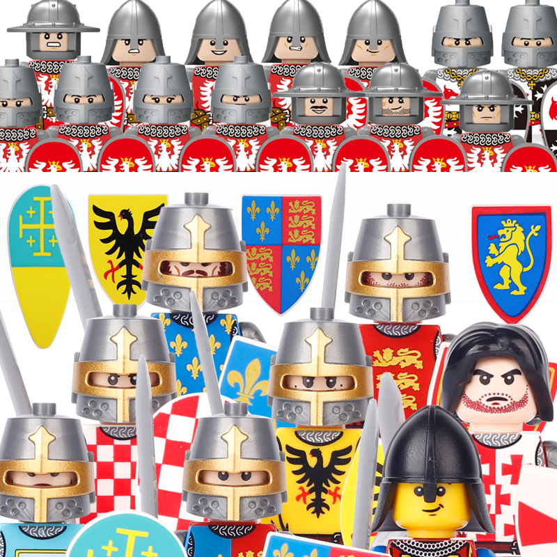 MOC Medieval Military Roman In - مراجعة Lego Minifigure Holder وسعره
