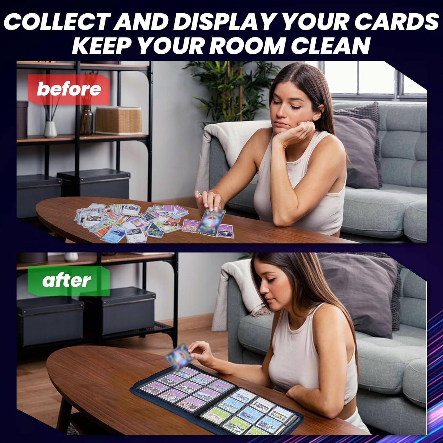 9 Pocket Trading Card Binder,  - مراجعة Card Penny Sleeve وسعره