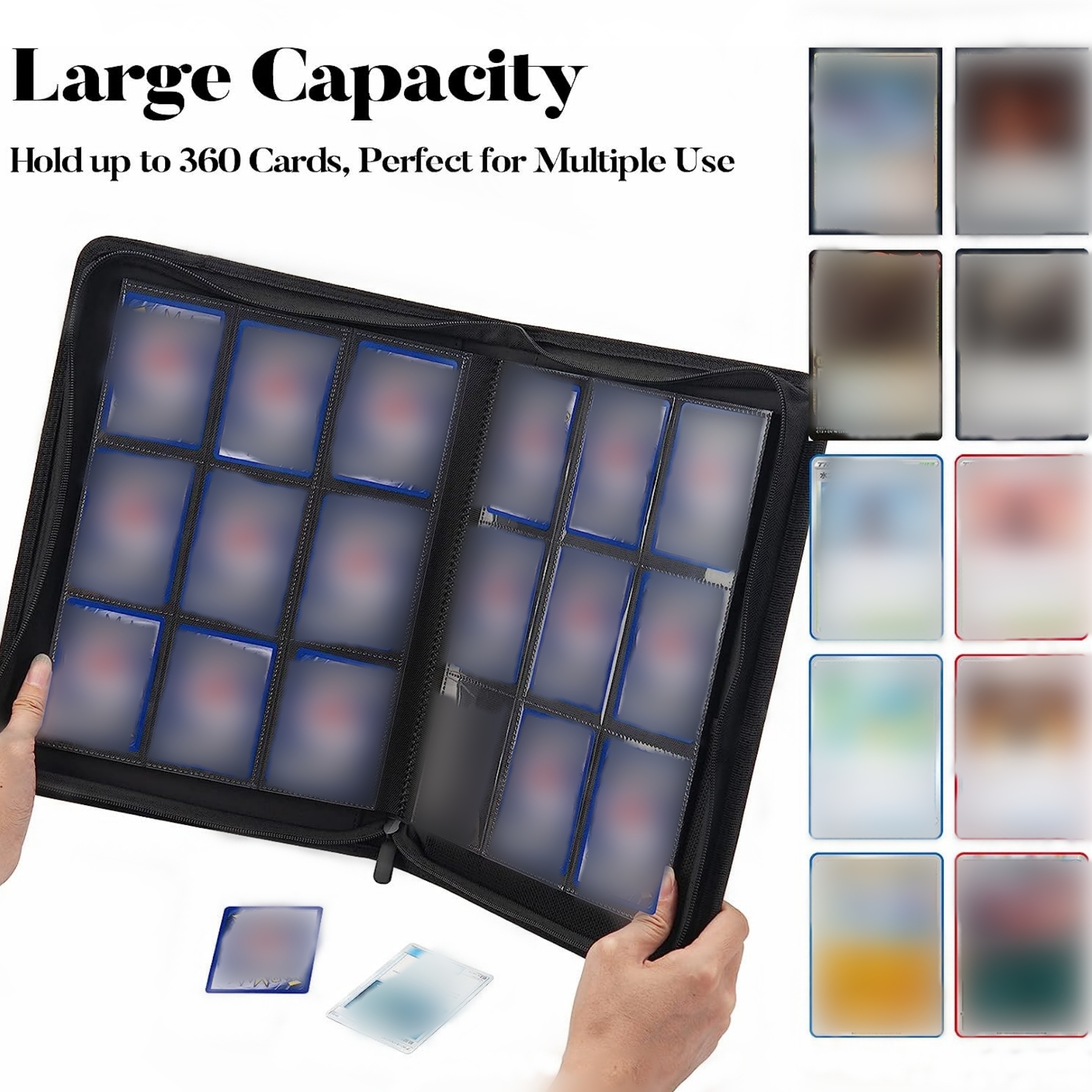 9 Pocket Trading Card Binder,  - مراجعة Card Penny Sleeve وسعره
