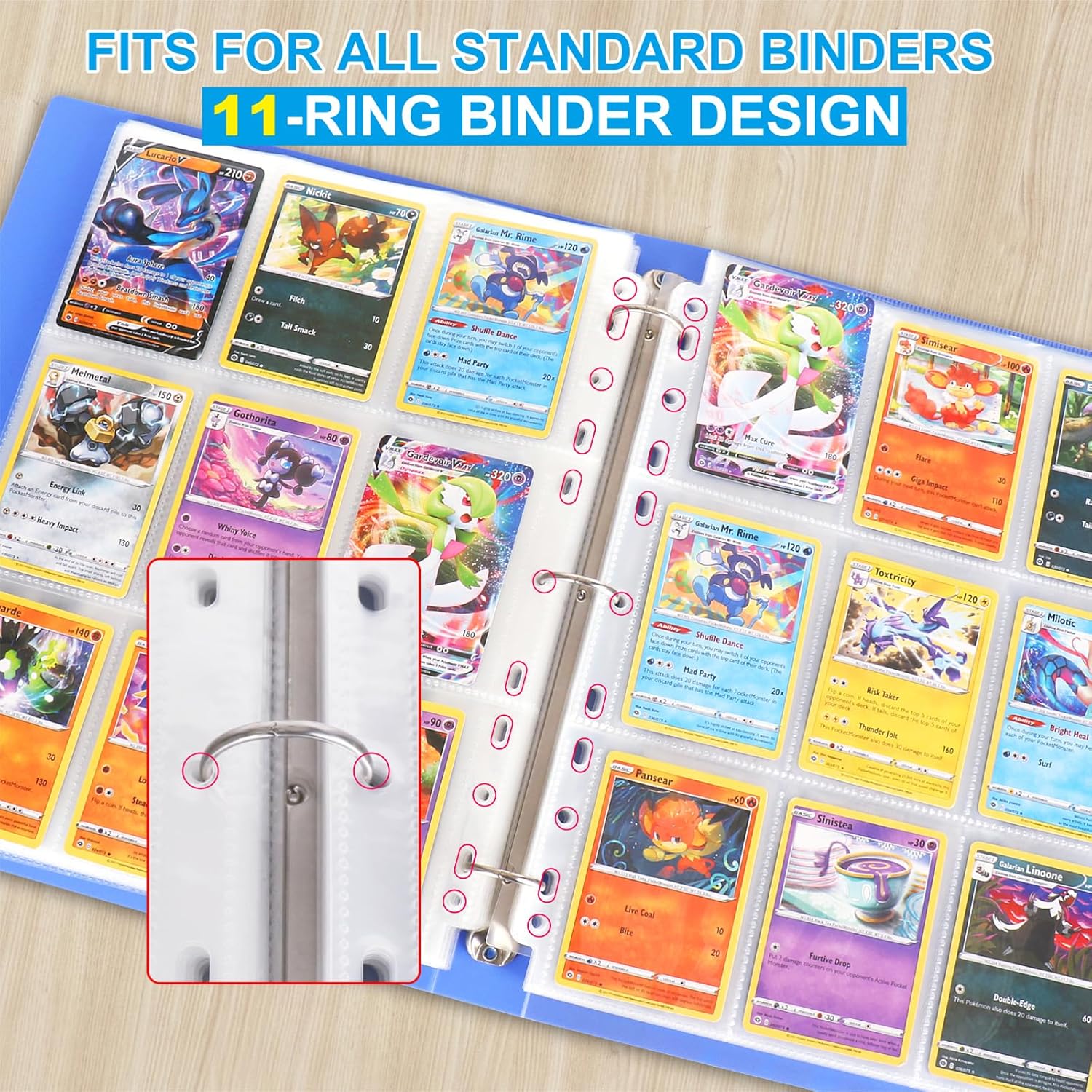540 Pockets Double-Sided Tradi - مراجعة Pokemon Binder Card وسعره