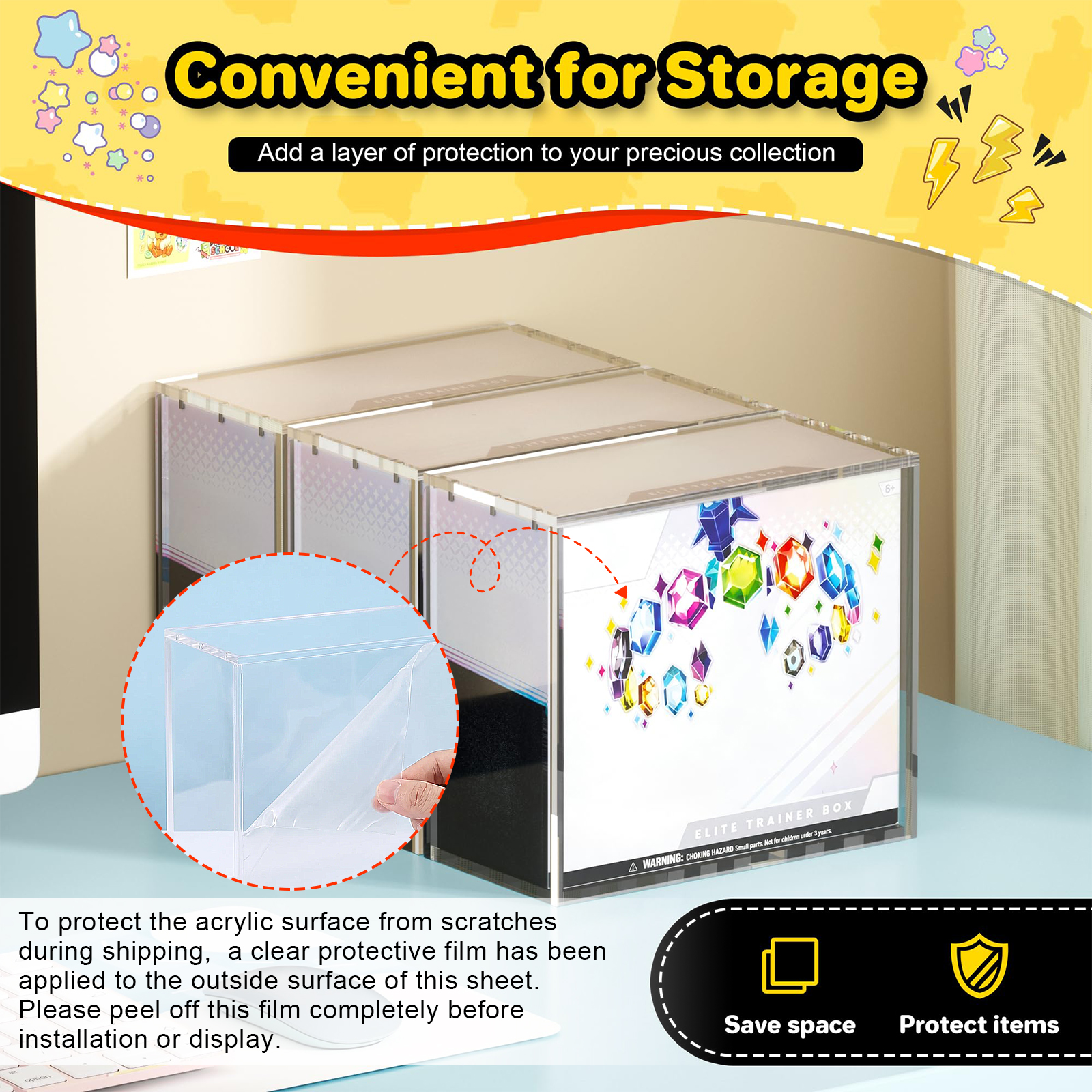 99% UV protection Magnetic Mod - مراجعة Display Case Acrylic وسعره
