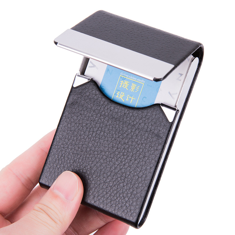 1 PC Business Card Holder Case - مراجعة Card Top Loader وسعره