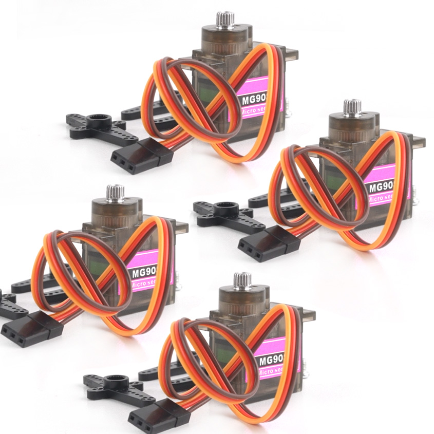 4PCS 9g MG90S All Metal Gear M - مراجعة Model Airplane Plastic وسعره