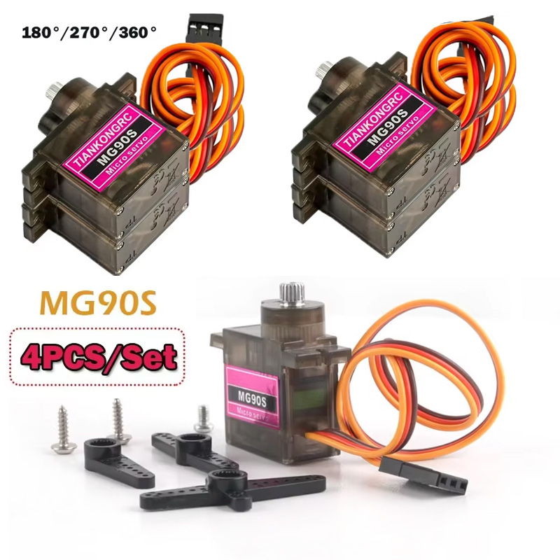 4PCS 9g MG90S All Metal Gear M - مراجعة Model Airplane Plastic وسعره