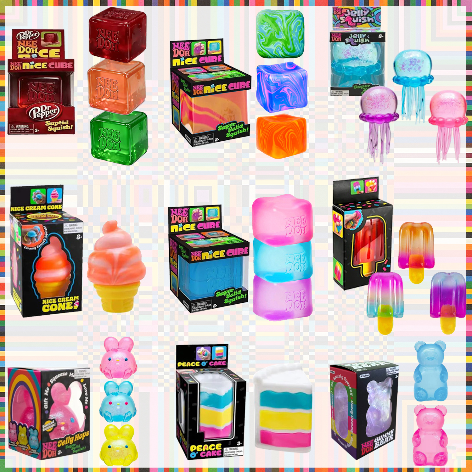 2026 Schylling Nee doh Gumdrop - مراجعة Fidget Cube Original وسعره