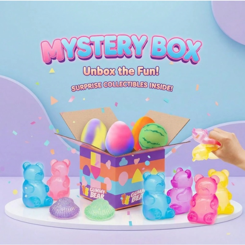 Blind Box Squishy Toy – 3 Rand - مراجعة Mystery Box Blind Bag وسعره