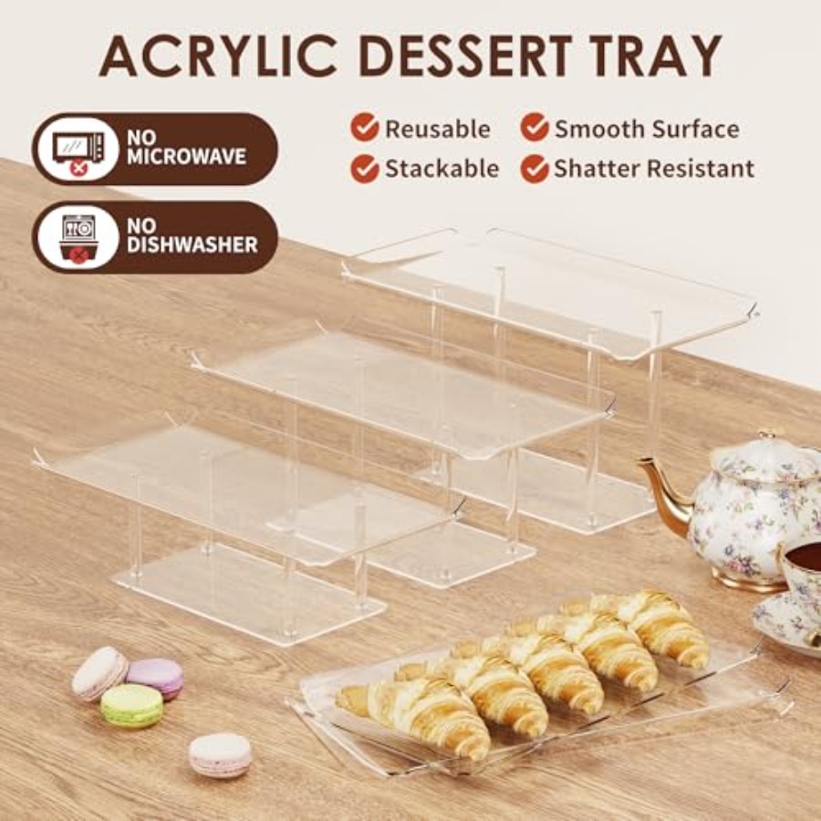 6 Pack Dessert Table Display S - مراجعة Display Risers Set وسعره