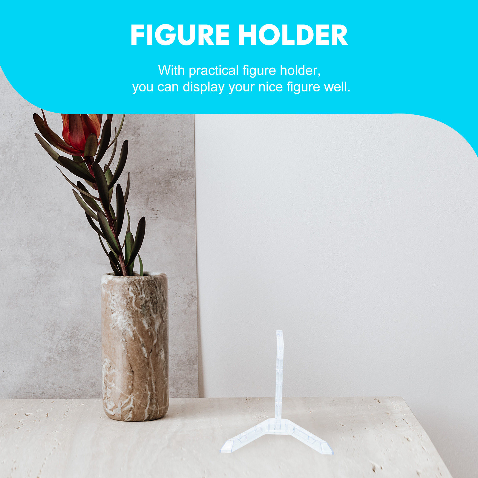 3Pcs Figure Display Stand Plas - مراجعة Action Figure Stand وسعره