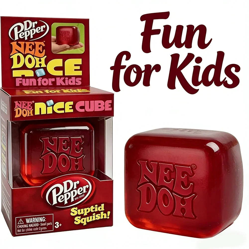 Dr Pepper x NeeDoh Nice Cube S - مراجعة Fidget Cube Original وسعره