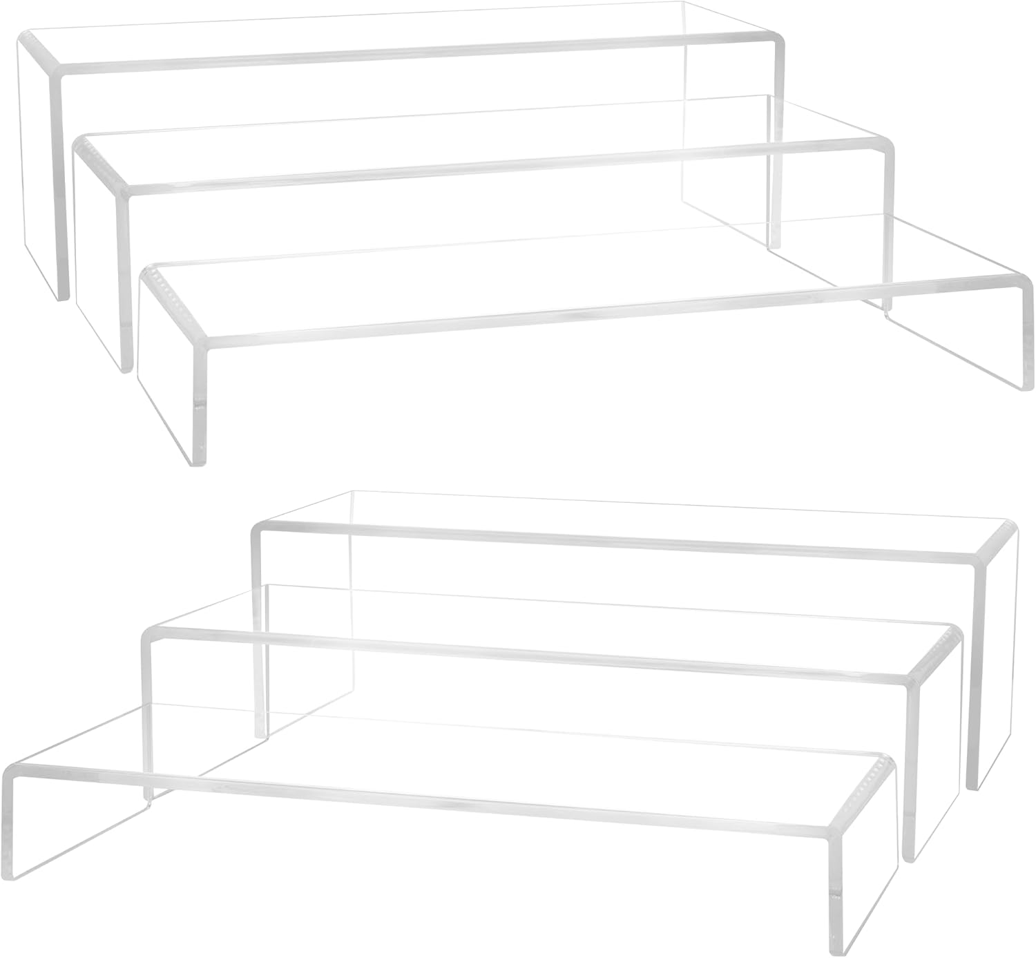 Acrylic Display Risers, 2 Set  - مراجعة Display Risers Set وسعره