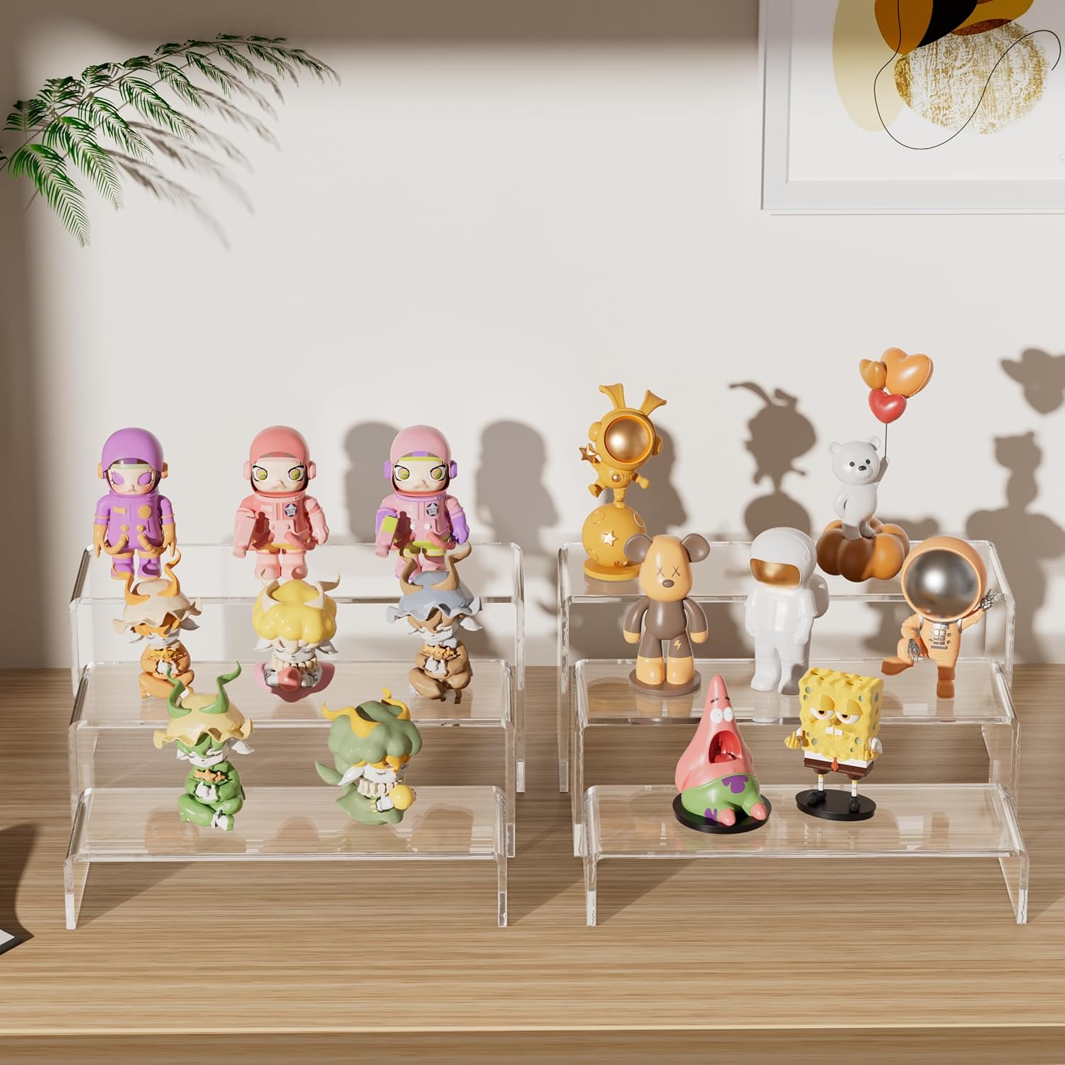 Acrylic Display Risers, 2 Set  - مراجعة Display Risers Set وسعره