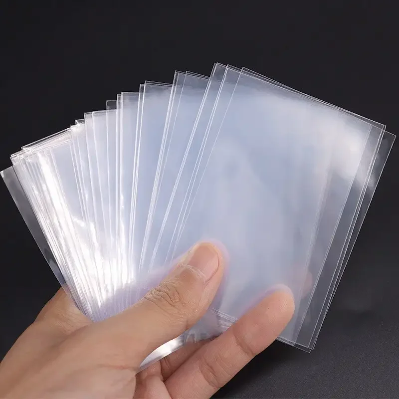 300/100Pcs 66*91mm Card Sleeve - مراجعة Card Penny Sleeve وسعره
