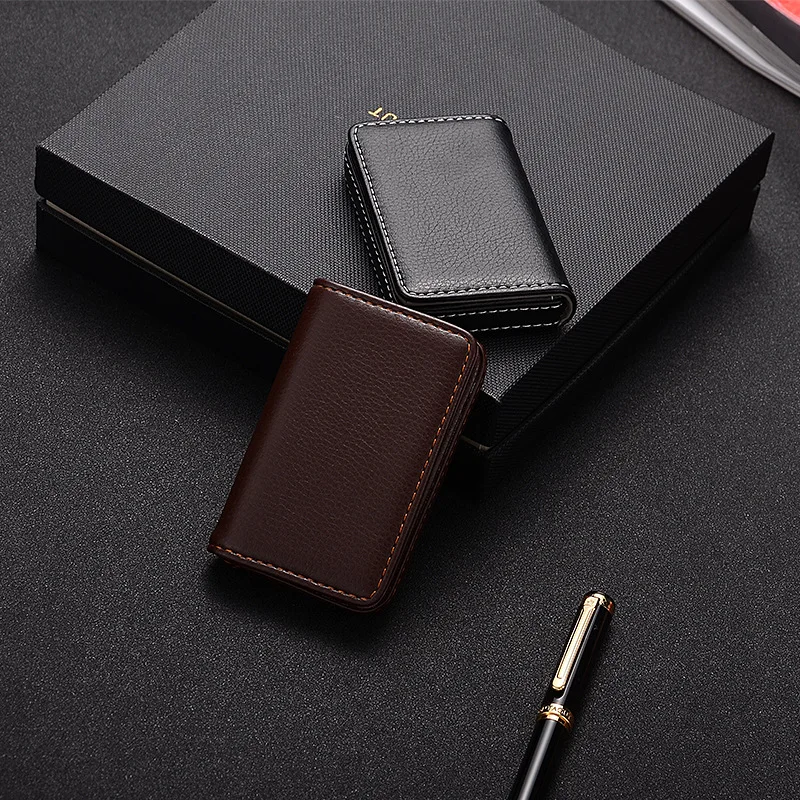 2026 PU Leather Business Card  - مراجعة Card Top Loader وسعره
