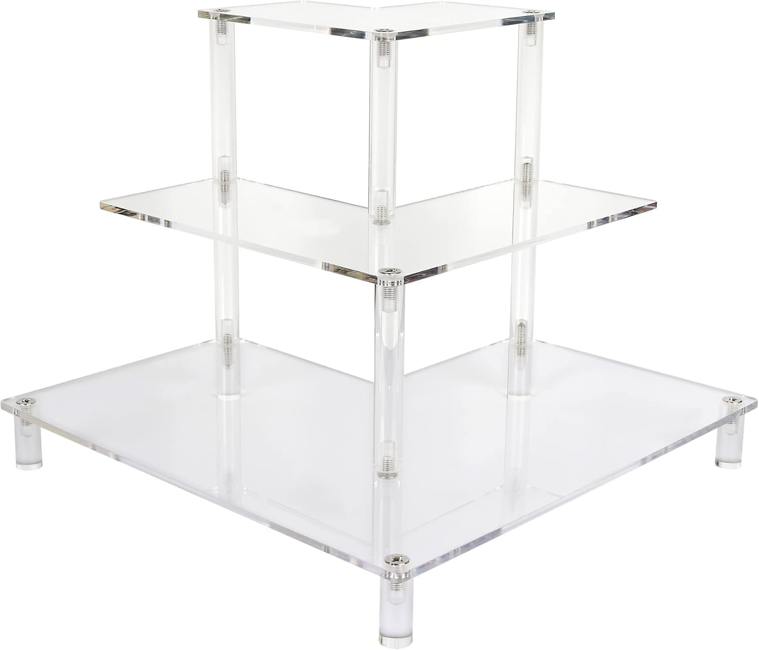 3 Tier Acrylic Display Riser,  - مراجعة Pop Display Shelf وسعره
