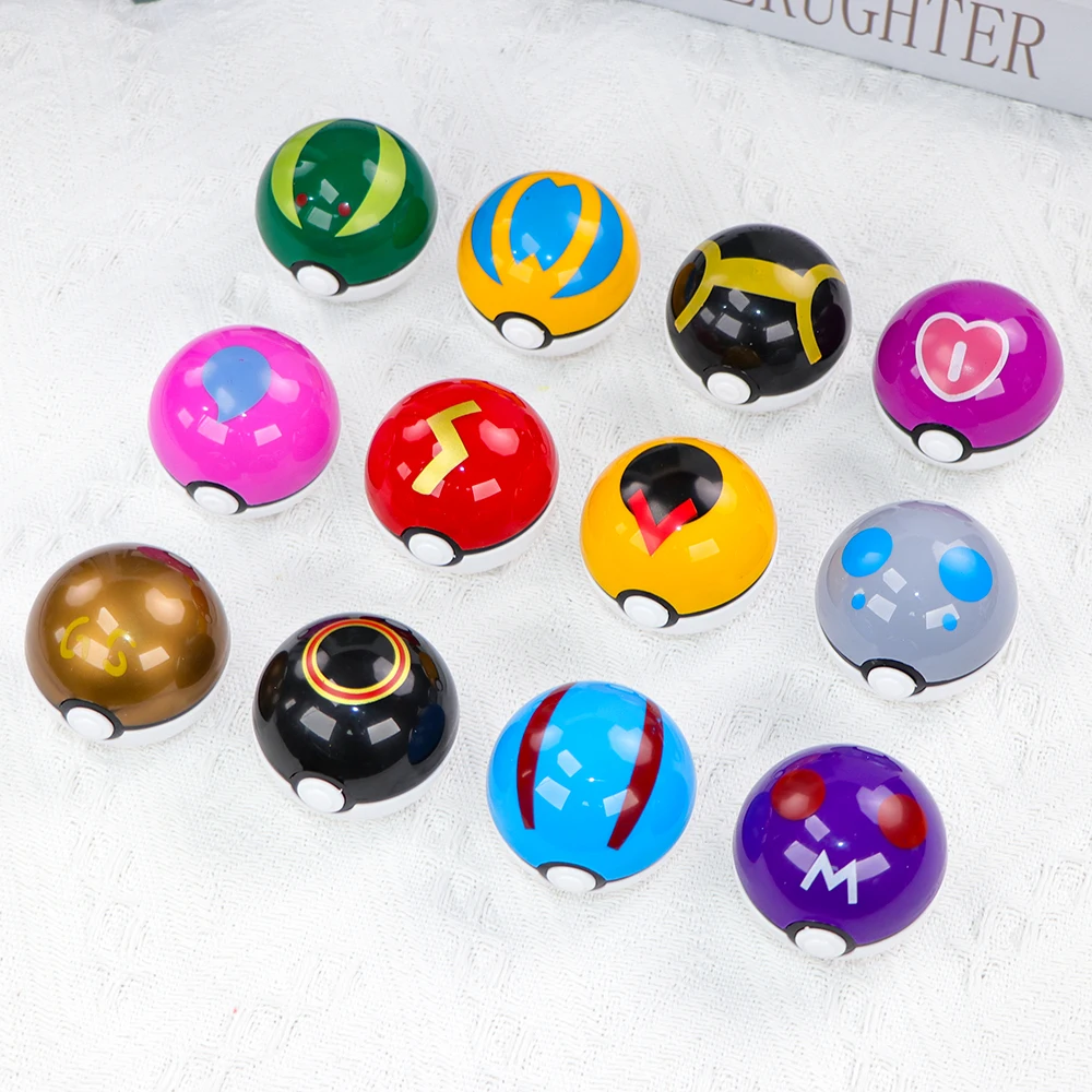 12PCS Pokemon Ball Pokeball Pi - مراجعة Vinyl Figure Blank وسعره