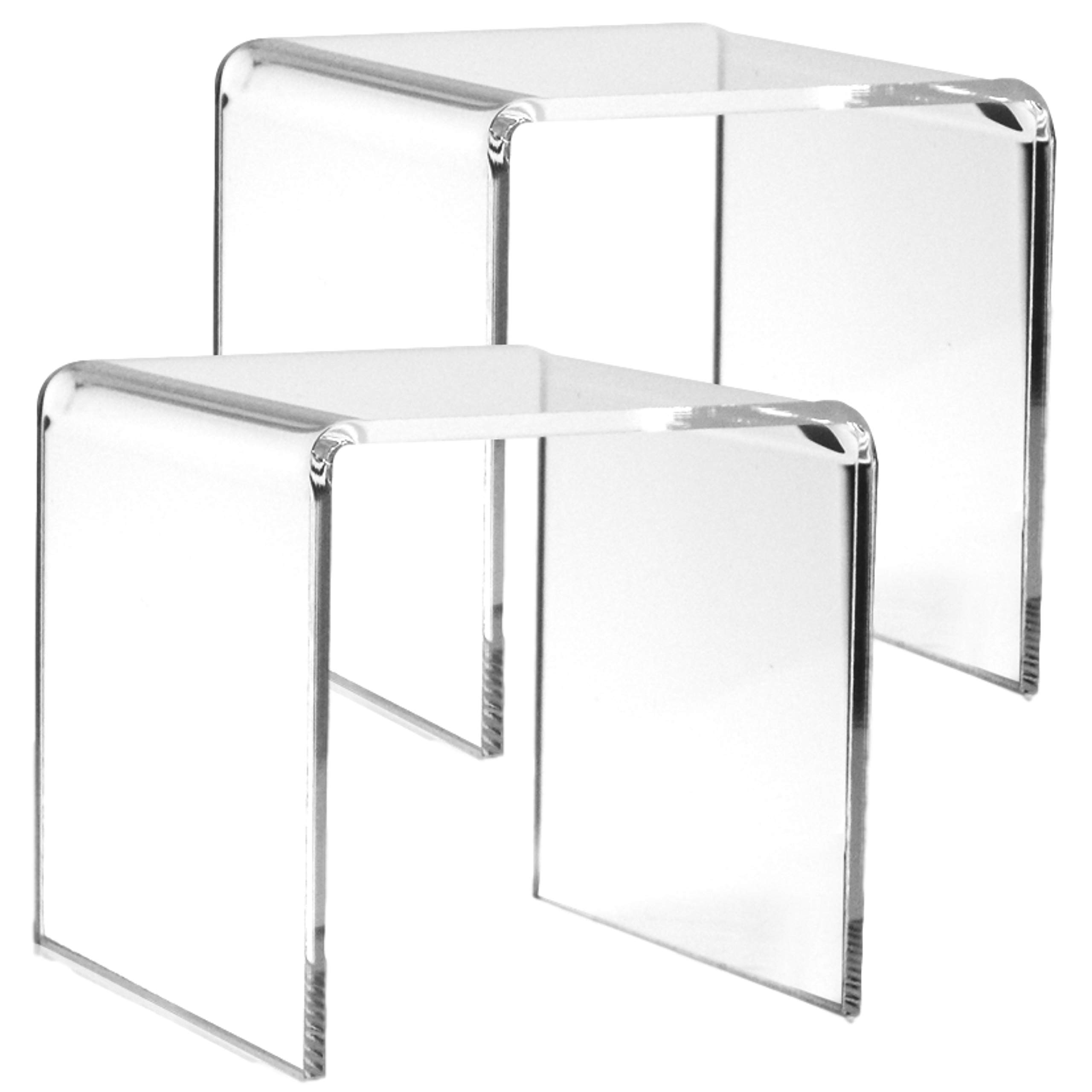 Acrylic Display Risers Stand,C - مراجعة Pop Display Shelf وسعره