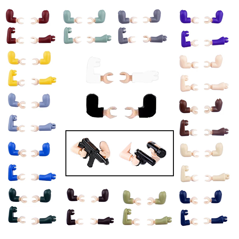 WW2 Military Figures Arms Hand - مراجعة Lego Minifigure Holder وسعره