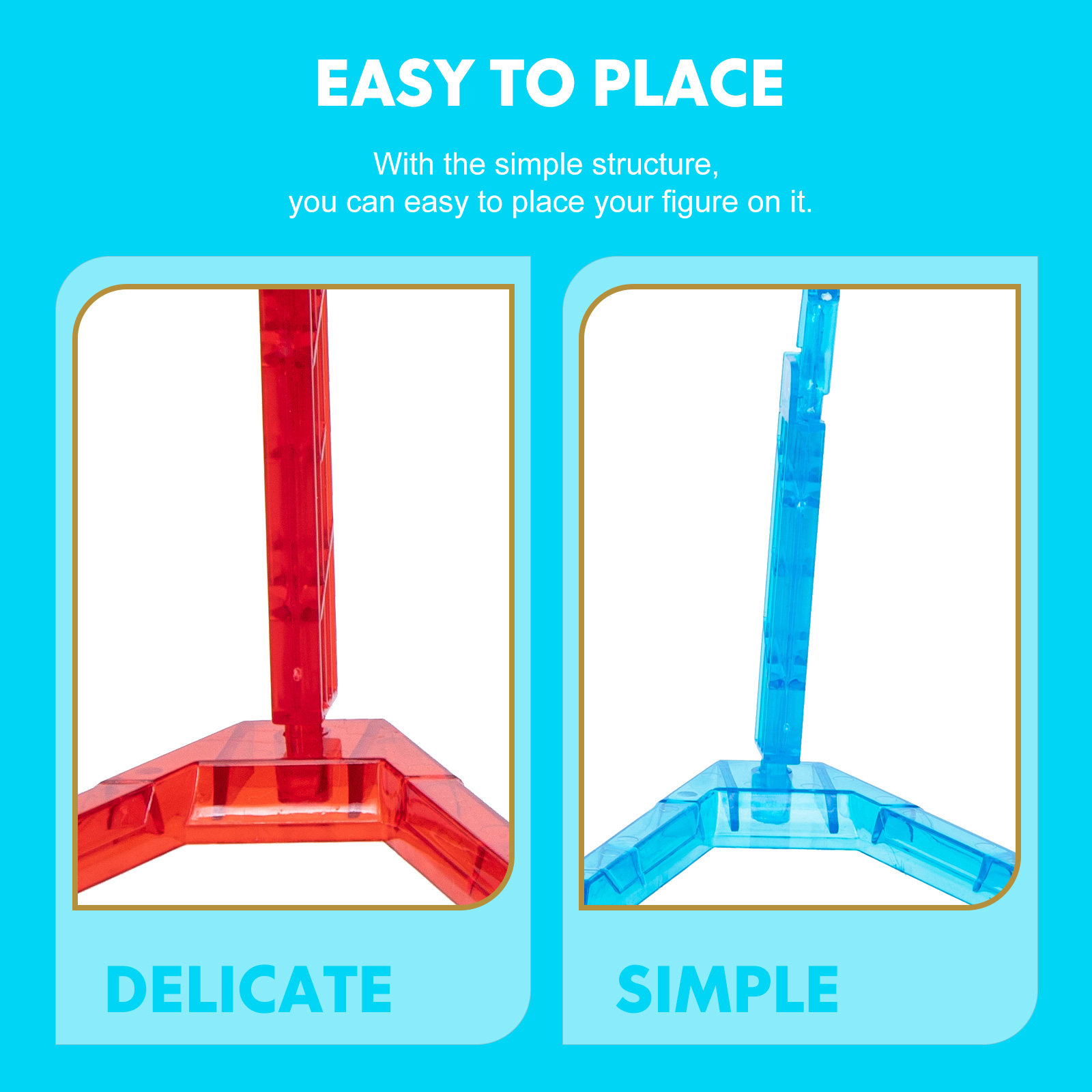 3Pcs Figure Display Stand Plas - مراجعة Action Figure Stand وسعره