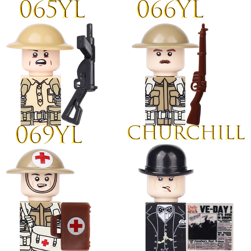 Kids Toy WW2 Military Army Act - مراجعة Lego Minifigure Holder وسعره