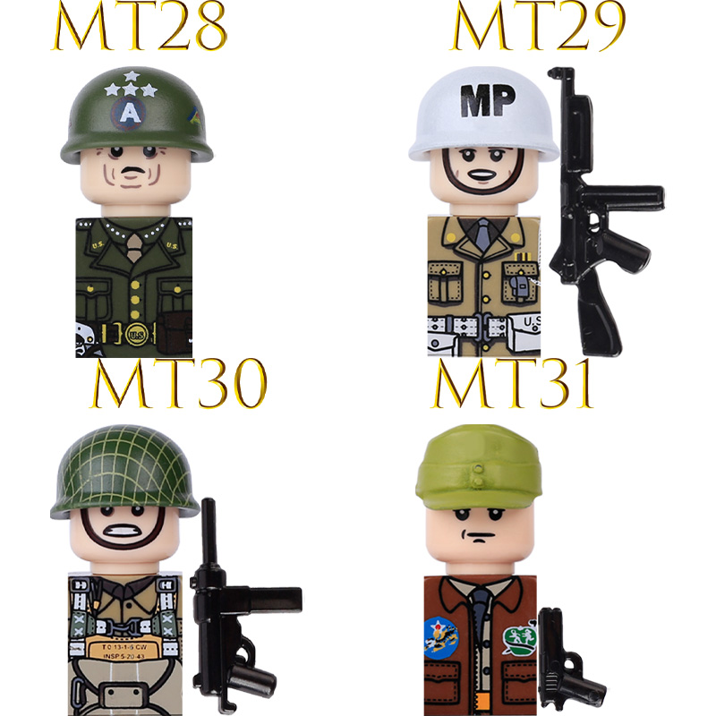 Kids Toy WW2 Military Army Act - مراجعة Lego Minifigure Holder وسعره