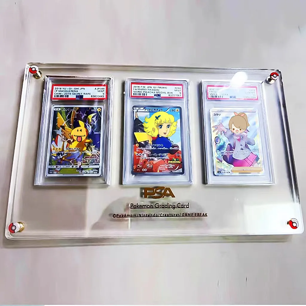 PTCG Pokemon Yu-Gi-Oh Rating G - مراجعة Graded Card Display وسعره