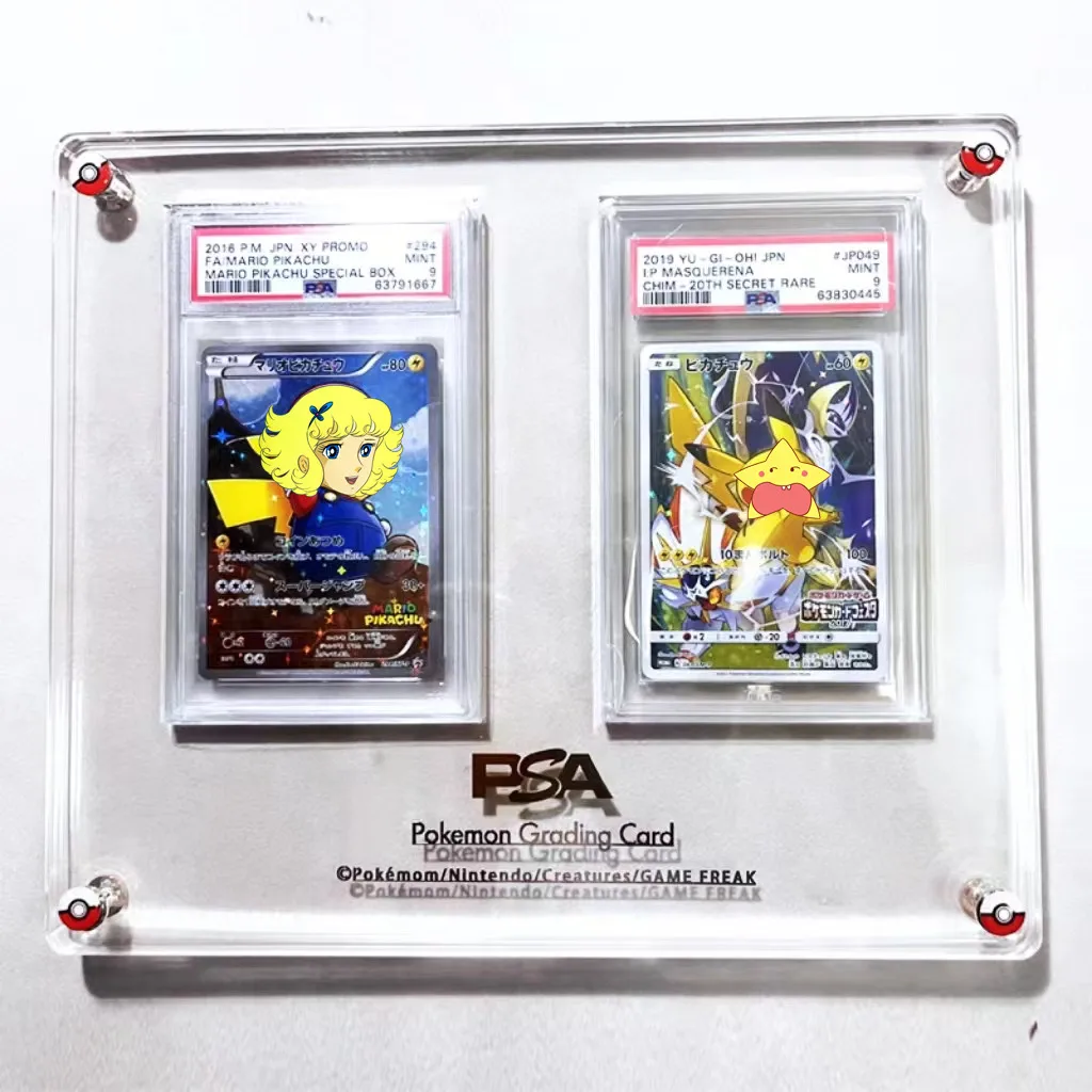 PTCG Pokemon Yu-Gi-Oh Rating G - مراجعة Graded Card Display وسعره