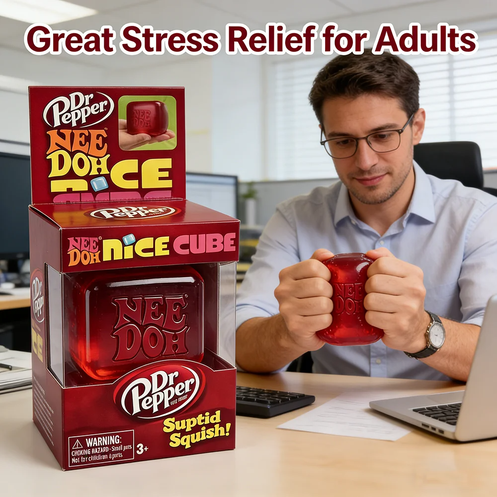 =* Dr Pepper x NeeDoh Nice Cub - مراجعة Fidget Cube Original وسعره