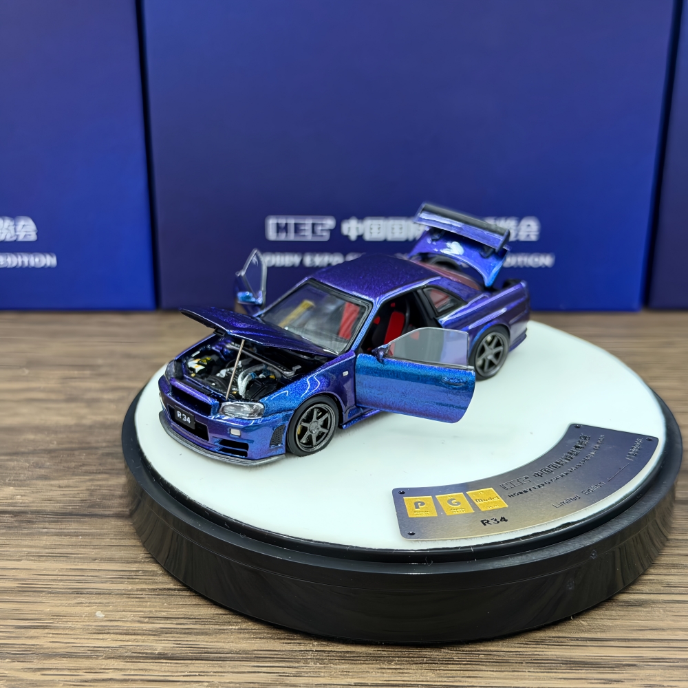 PGM 1:64 Liberty Walk GTR R34  - مراجعة Die Cast Car 1 64 وسعره