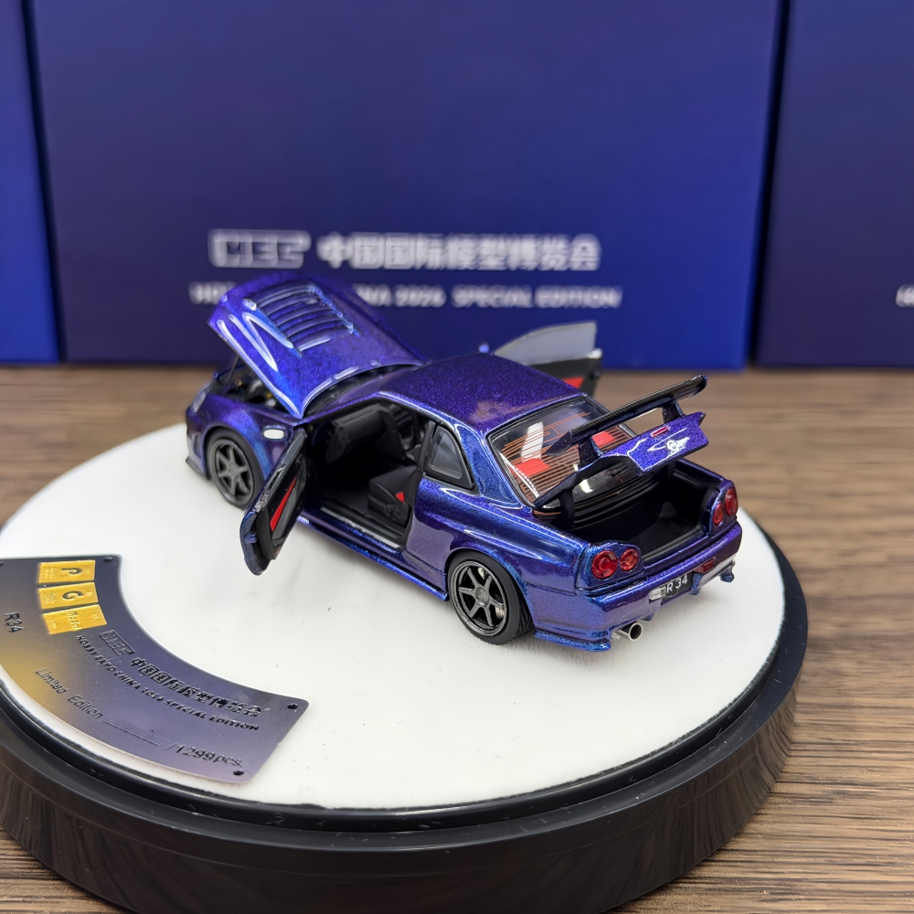 PGM 1:64 Liberty Walk GTR R34  - مراجعة Die Cast Car 1 64 وسعره