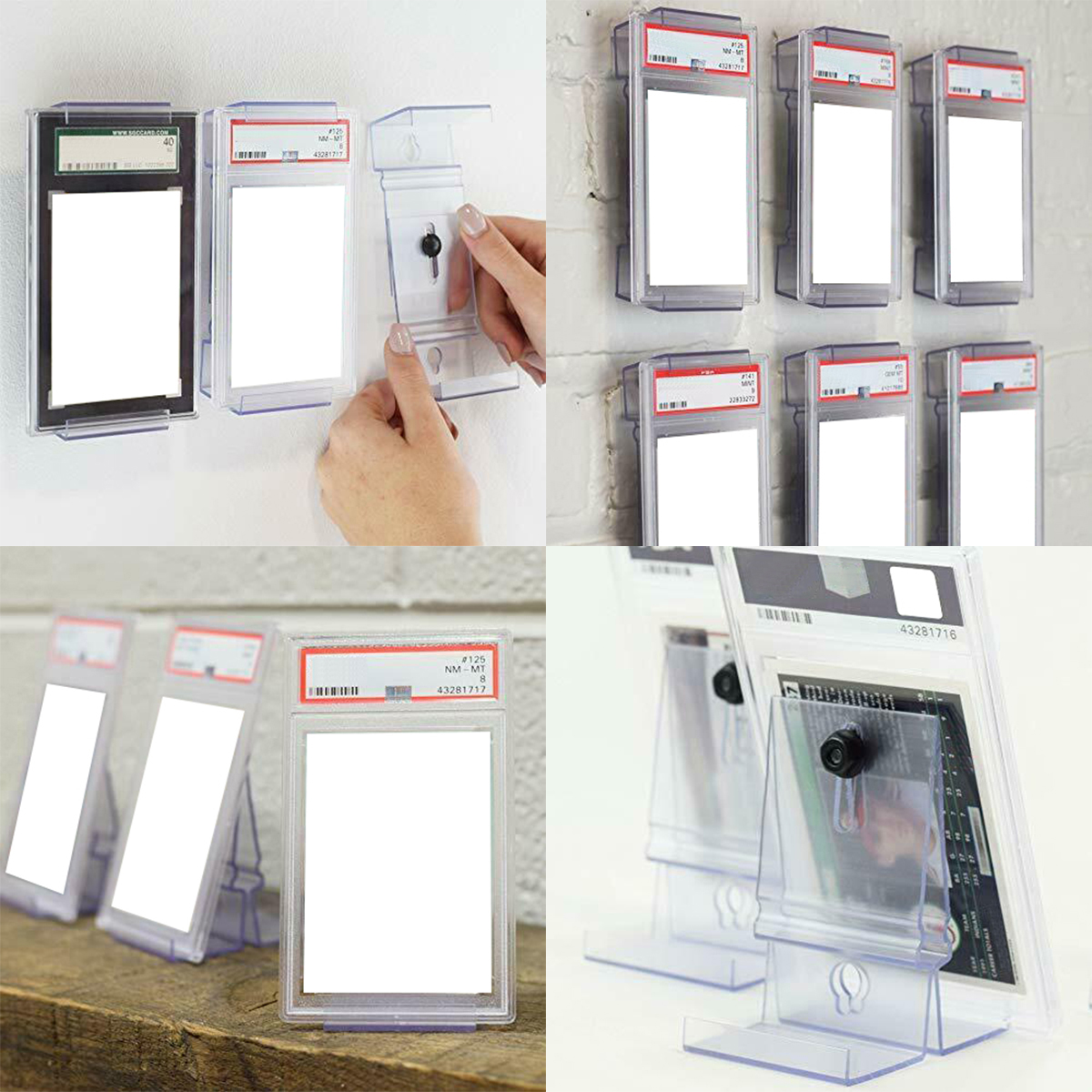 Wall Mount Tabletop Trading Ca - مراجعة Graded Card Display وسعره