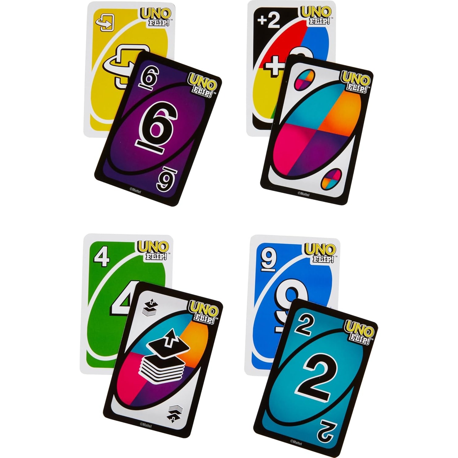 100% Original Mattel UNO Flip  - مراجعة Graded Card Display وسعره