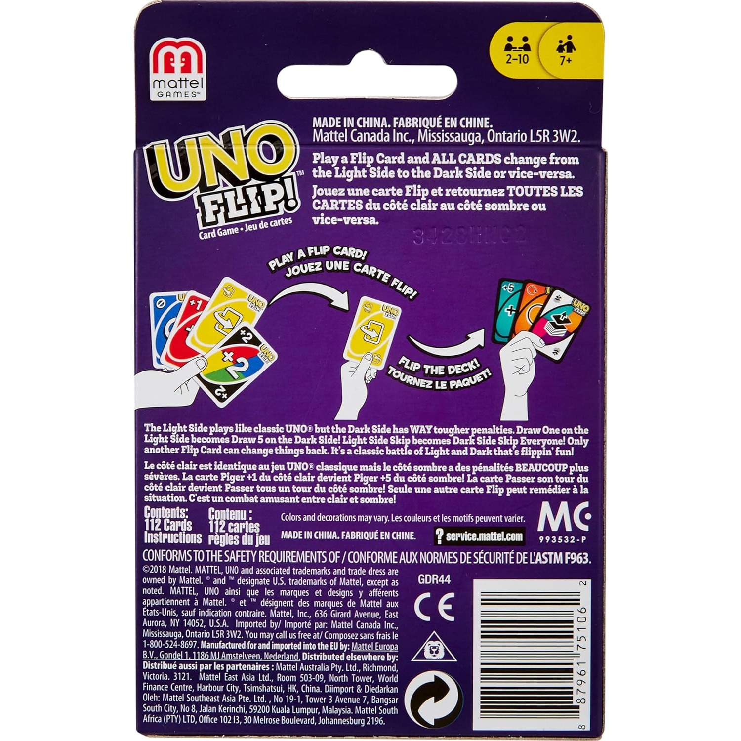 100% Original Mattel UNO Flip  - مراجعة Graded Card Display وسعره