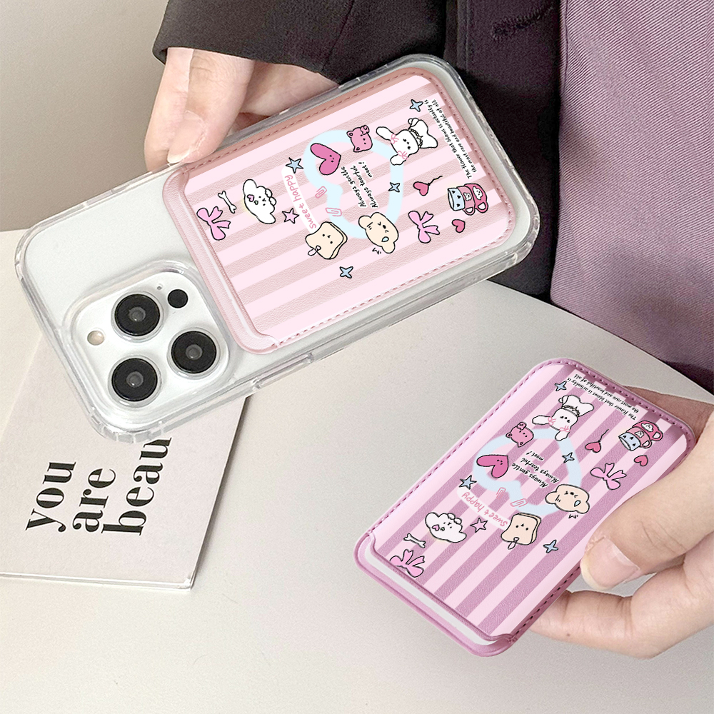 Cute Girly Sketch Style Leathe - مراجعة Card Top Loader وسعره