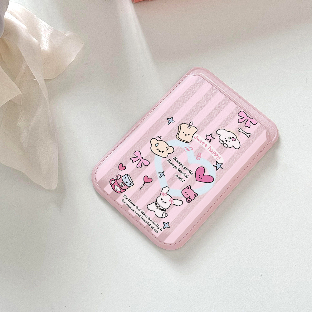 Cute Girly Sketch Style Leathe - مراجعة Card Top Loader وسعره