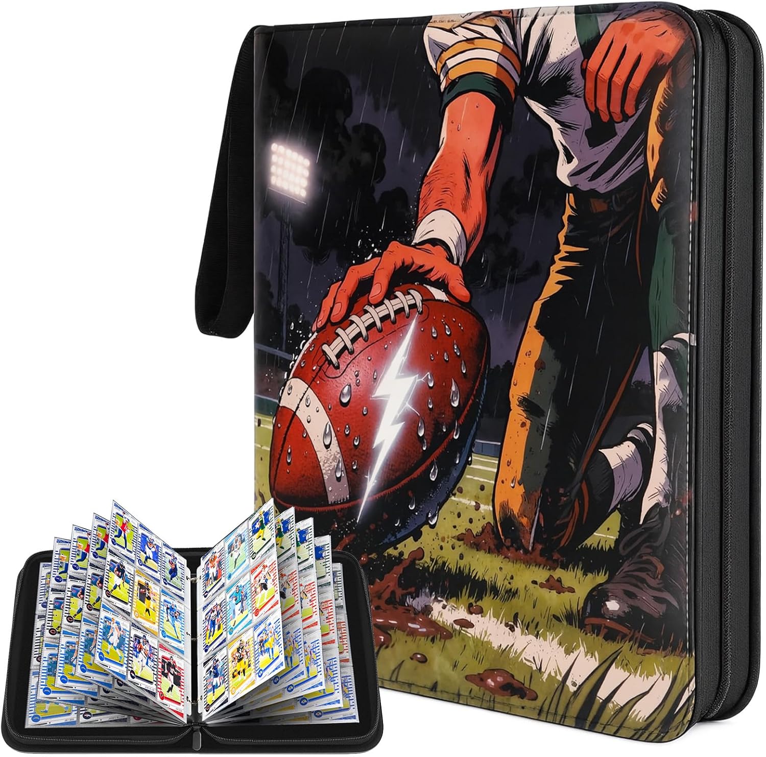Football Card Binder 9-Pocket  - مراجعة Trading Card Binder وسعره