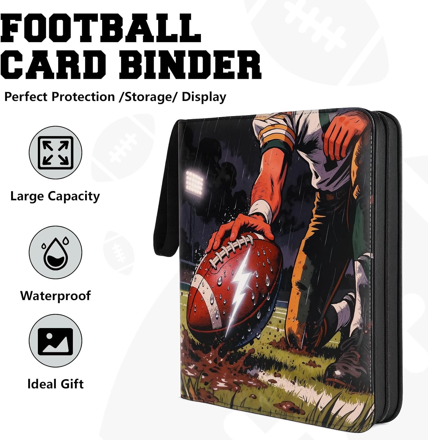 Football Card Binder 9-Pocket  - مراجعة Trading Card Binder وسعره