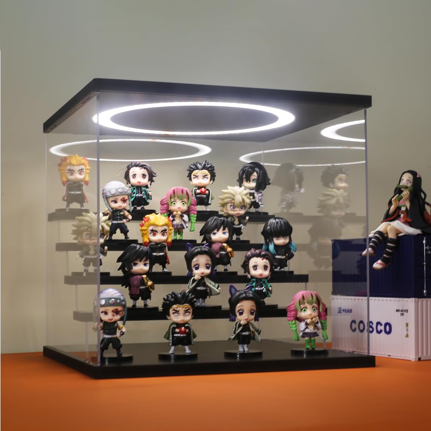Acrylic Display Case with Adju - مراجعة Display Case Acrylic وسعره