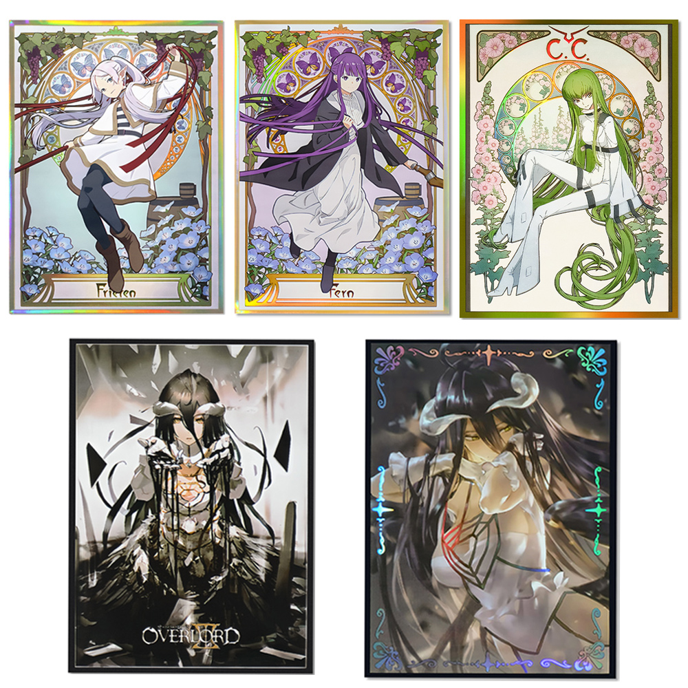 60PCS Standard Size Anime Card - مراجعة Graded Card Display وسعره