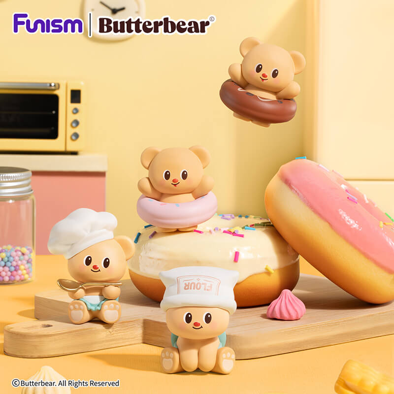 FUNISM Butterbear Baked with L - مراجعة Vinyl Figure Blank وسعره