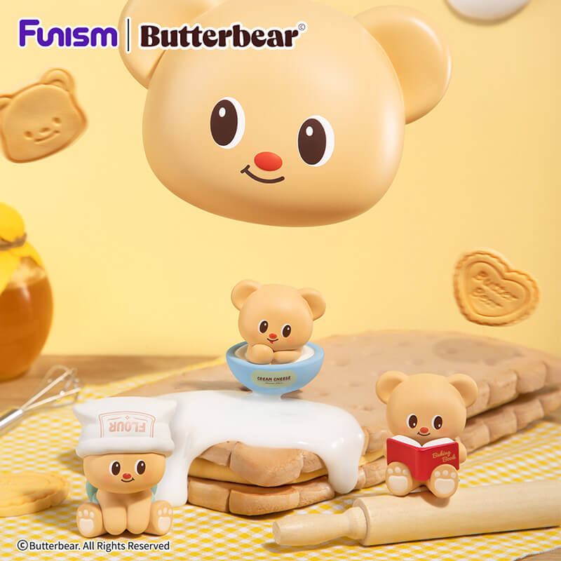 FUNISM Butterbear Baked with L - مراجعة Vinyl Figure Blank وسعره