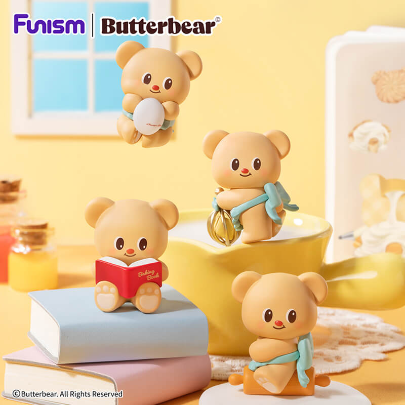 FUNISM Butterbear Baked with L - مراجعة Vinyl Figure Blank وسعره