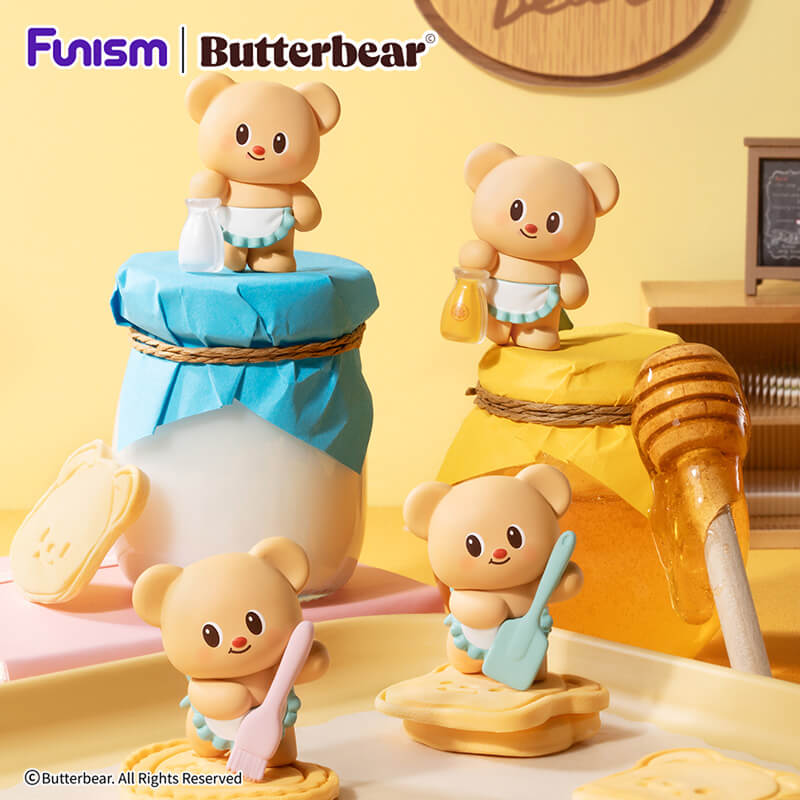 FUNISM Butterbear Baked with L - مراجعة Vinyl Figure Blank وسعره