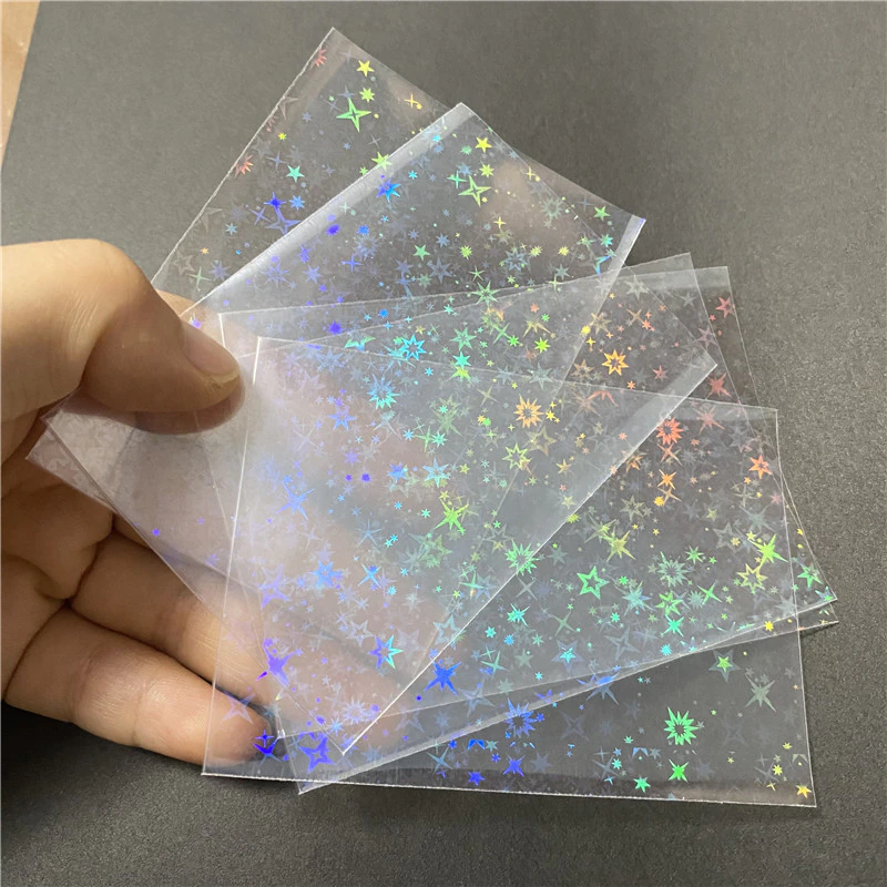 100PCS Holographic Card Sleeve - مراجعة Card Penny Sleeve وسعره