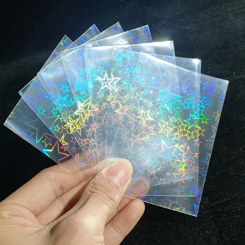 100PCS Holographic Card Sleeve - مراجعة Card Penny Sleeve وسعره