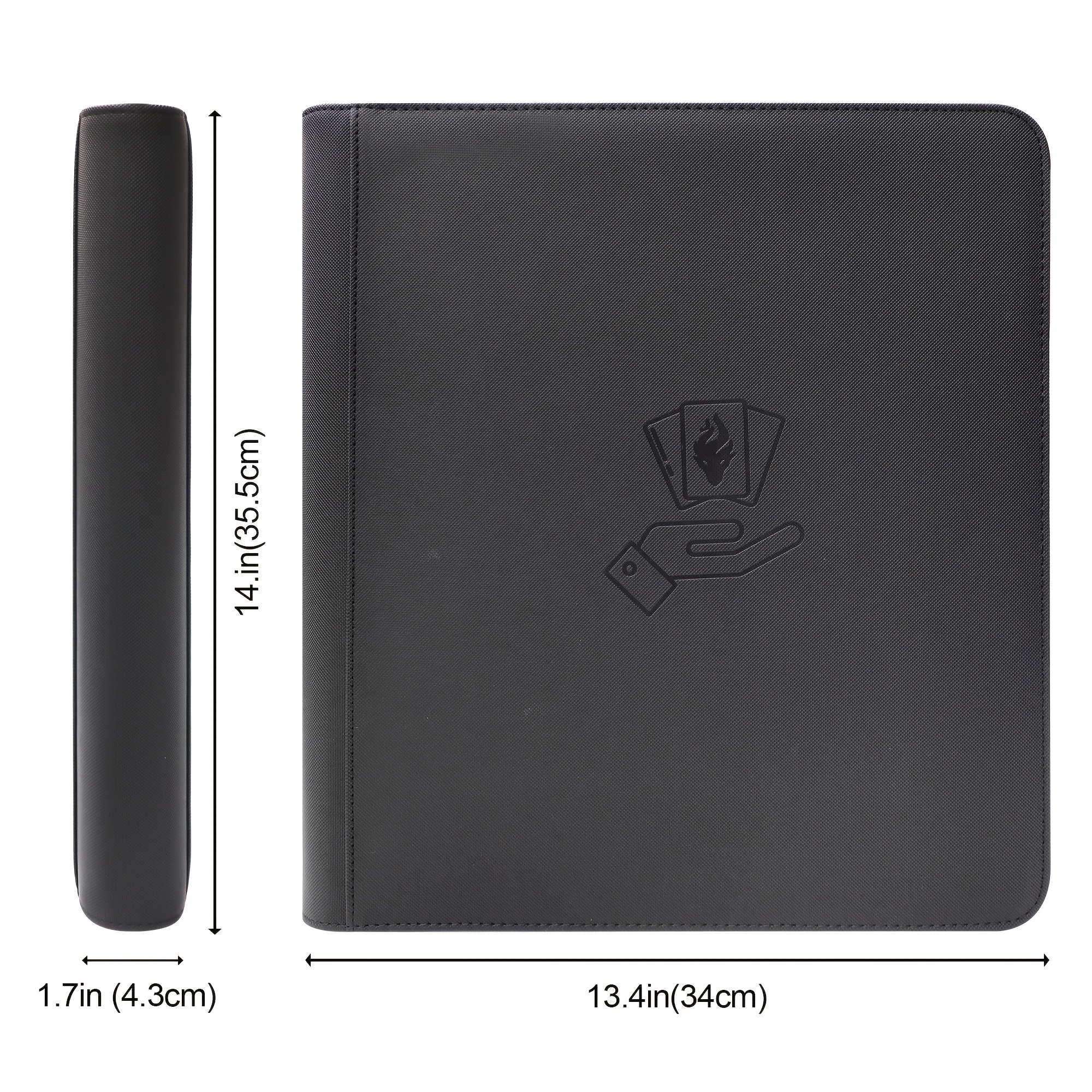 12 Pockets Trading Card Zipper - مراجعة Trading Card Binder وسعره