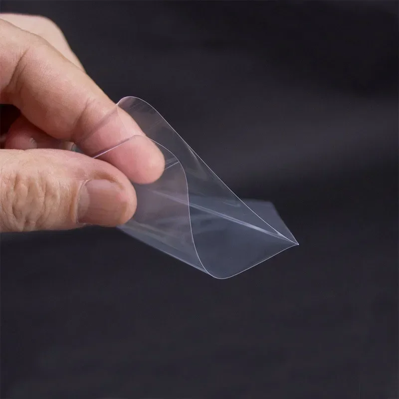 100pcs/set Various Sizes Trans - مراجعة Card Penny Sleeve وسعره